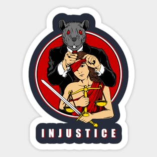 Injustice Sticker